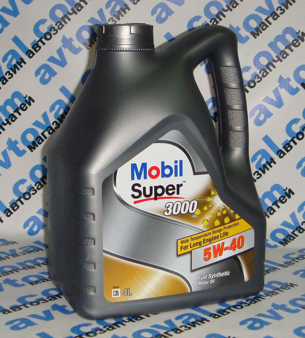 152061 MOBIL Масло моторное синтетическое 5W-40 Super 3000 x1, 4л